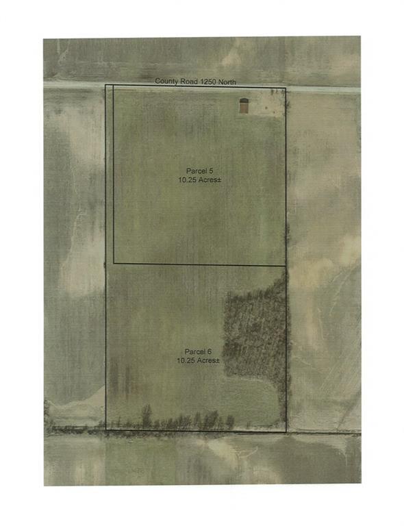 Parcel map five and six for 52 acre Daviess County auction