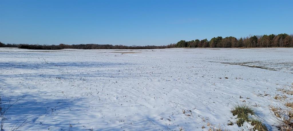 Snow-covered field view for 95.25 acre Daviess County land auction