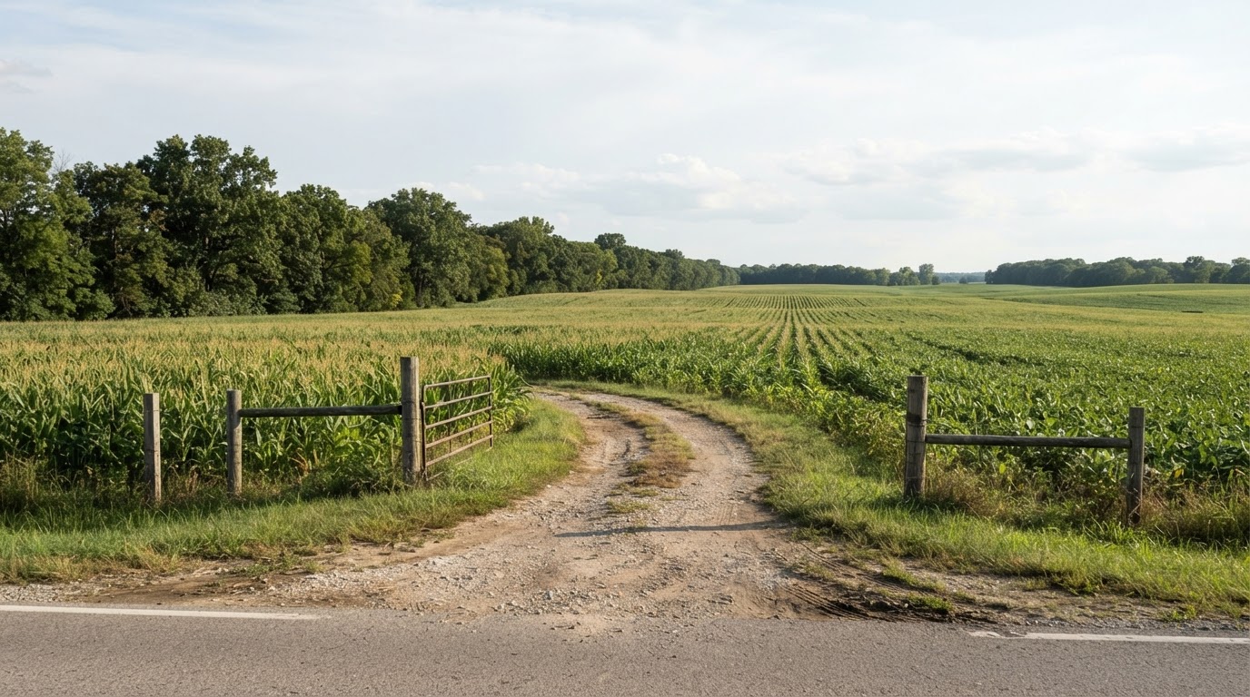 Indiana farmland and field access for auction planning guide