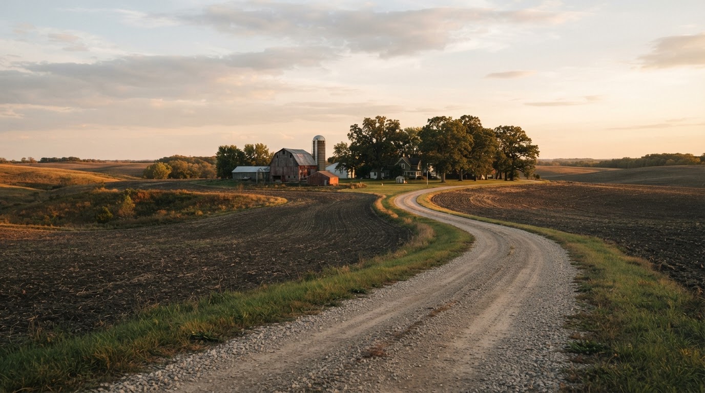 Rural farmland and acreage for professional auction services